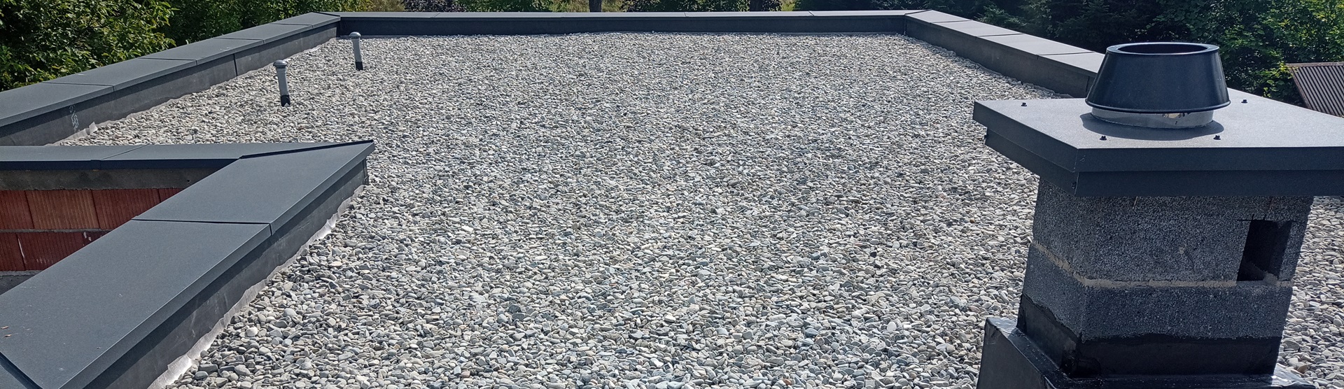 dach w trakcie budowy